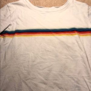 Brandy Melville tee shirt with rainbow